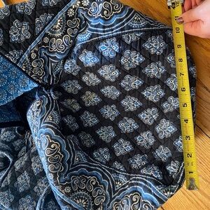 Vera Bradley Navy and Light Blue Quilted Fabric